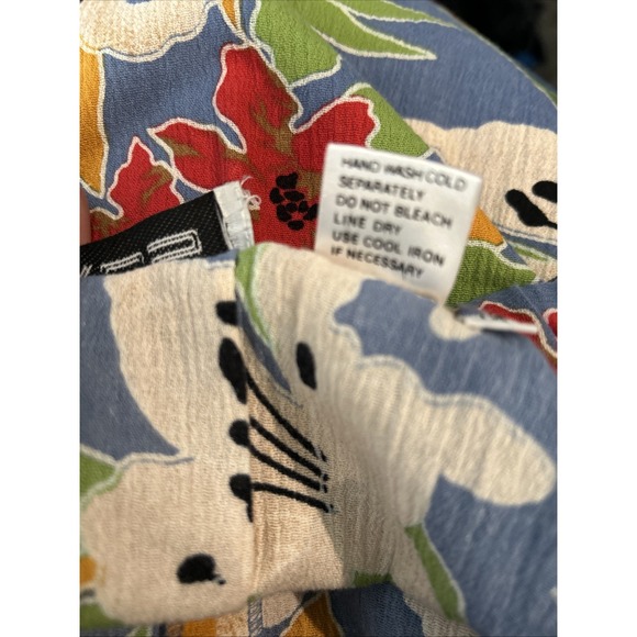 Vintage Chaus Women 2Pc Jacket & Skirt Floral Chip 100% Cotton Gauze Size 12 NOS - Picture 16 of 16